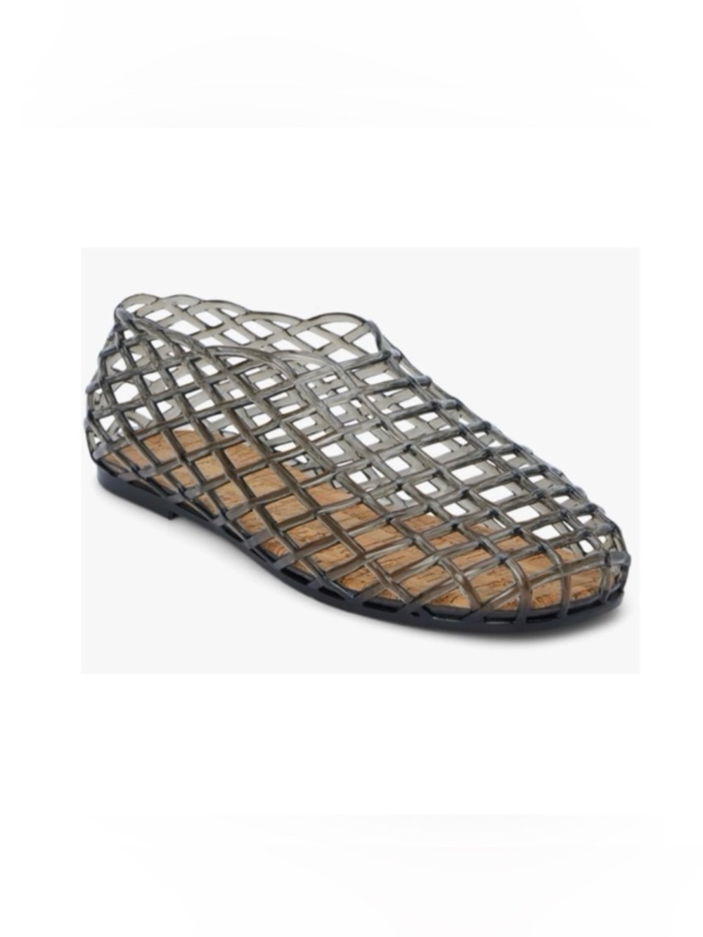 Coconuts by Matisse Jelly Ballet Flats in Smoke Gray (Size: 9)